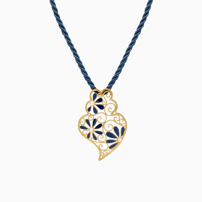 Colar Bem-me-quer em Prata Dourada