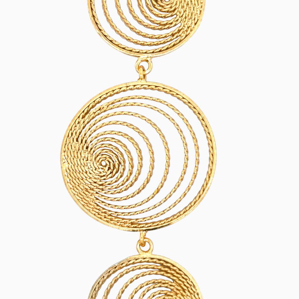 Pulseira Maré em Prata Dourada