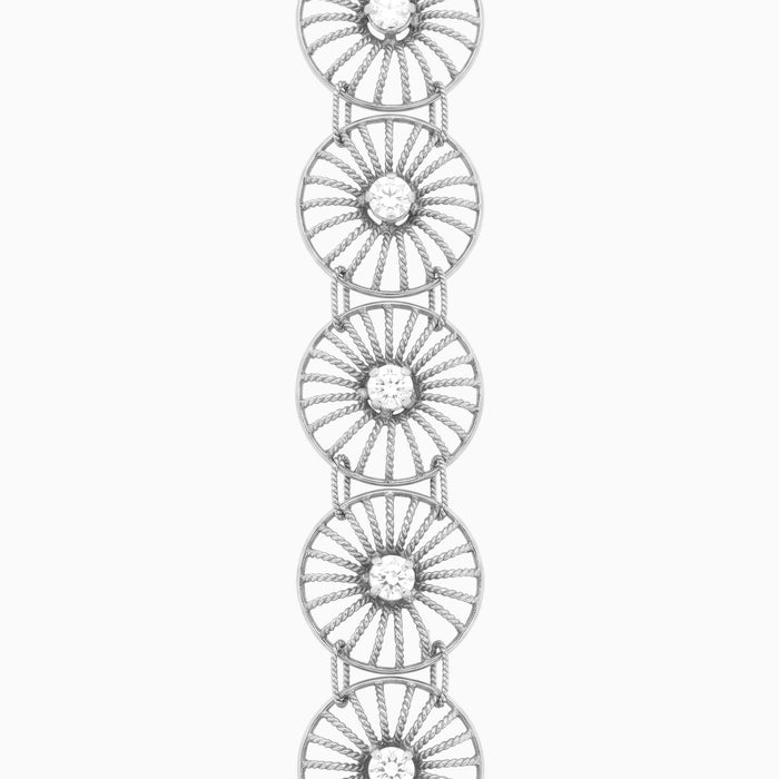 Pulseira Roda de Fiandeira em Prata
