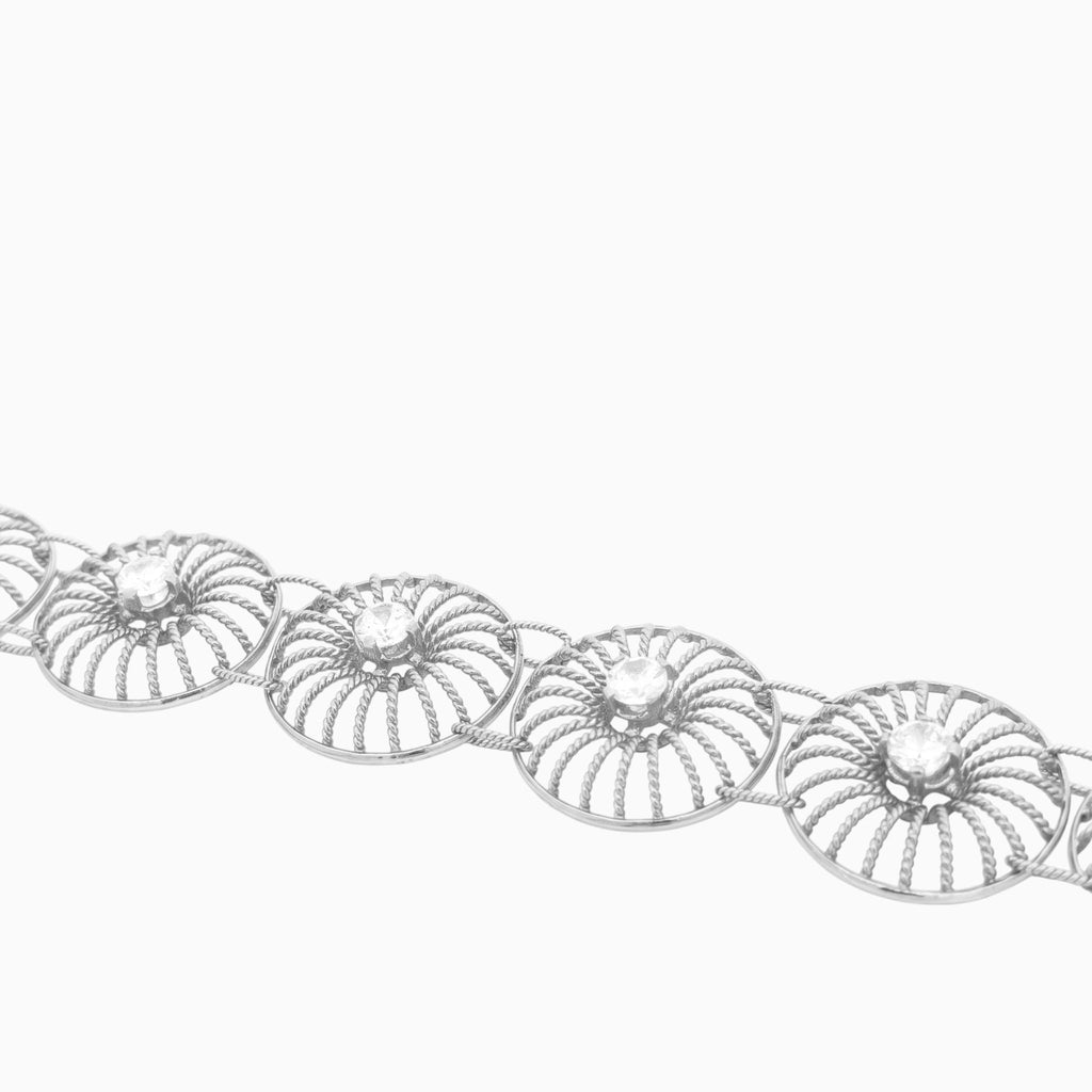 Pulseira Roda de Fiandeira em Prata