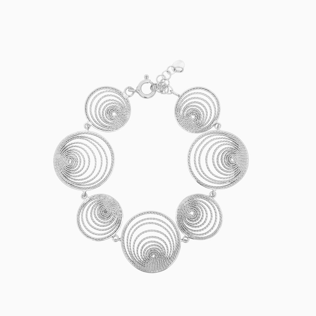 Pulseira Maré em Prata